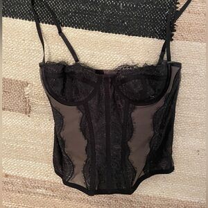 Urban Outfitters Black Corset